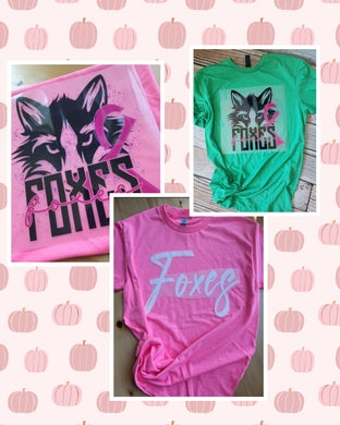 Foxes Pink October