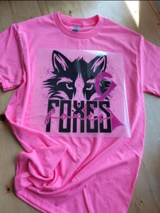 Foxes Pink October